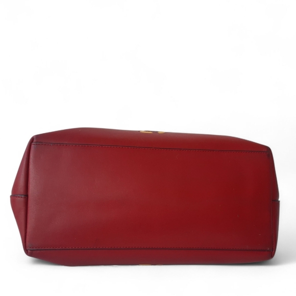 Ltd Ed DISNEY X COACH Mickey Mouse Dark Red Leather Tote Tag Shoulder Bag - Picture 14 of 16